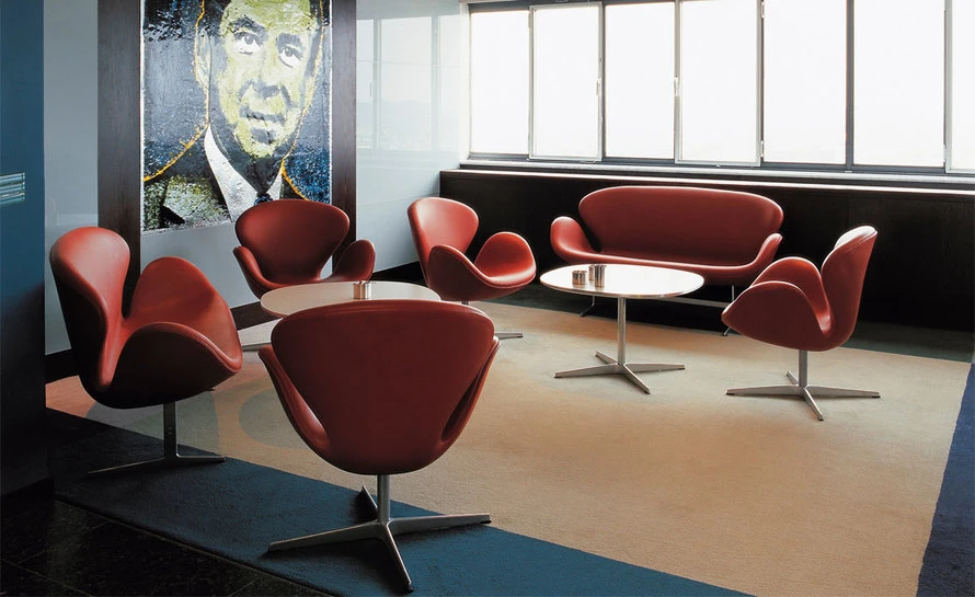 Fritz Hansen Arne Jacobsen Swan Sofa 9 Fritz Hansen Arne Jacobsen Swan Sofa - Image 7