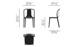 Vitra Belleville Side Chair -Form Living Shop belleville side chair ronan erwan bouroullec vitra 11