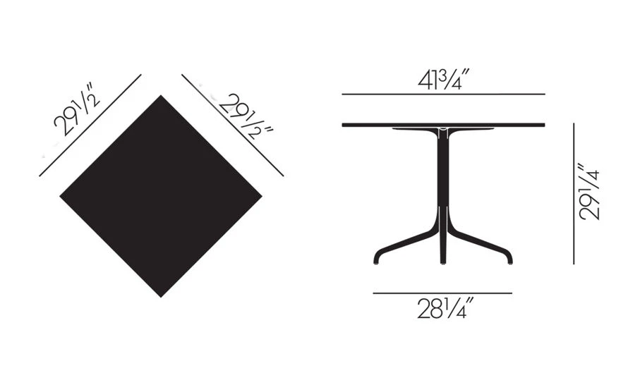Vitra Belleville Square Table 6 Vitra Belleville Square Table - Image 4