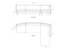 Bloke Sofa With Chaise -Form Living Shop bloke sofa with chaise blu dot 14