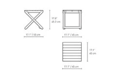 Bm5868 Outdoor Side Table -Form Living Shop bm5868 outdoor side table borge mogensen carl hansen 7