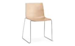 Catifa 46 Wood Side Chair With Sled Base -Form Living Shop catifa 46 sled base wood lievore altherr molina arper 6