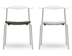 Hans Wegner Ch88p Stacking Chair With Upholstered Seat -Form Living Shop ch88 upholstered dining chair hans wegner carl hansen son 6