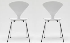 Cherner Metal Leg Stacking Side Chair -Form Living Shop cherner stacking chair norman cherner 5