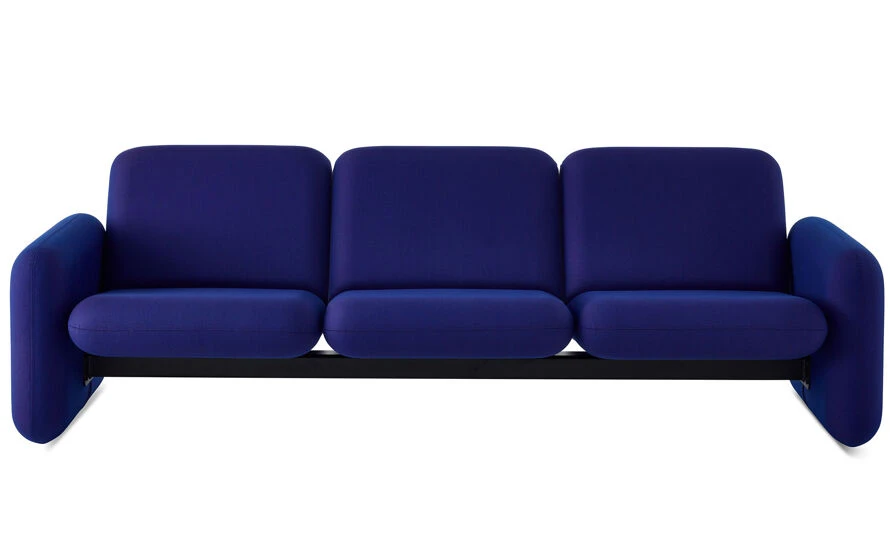 Ray Wilkes Three Seat Chiclet Sofa 3 Ray Wilkes Three Seat Chiclet Sofa