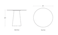 Circula Cafe Table -Form Living Shop circula cafe table blu dot 16