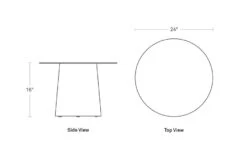 Circula Low Side Table -Form Living Shop circula low side table blu dot 15