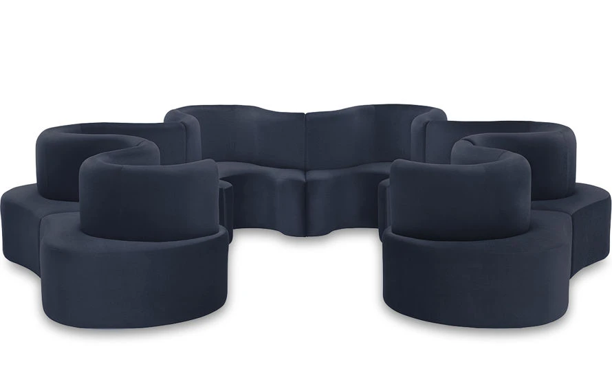 Verpan Panton Cloverleaf 6 Unit Sofa 3 Verpan Panton Cloverleaf 6 Unit Sofa