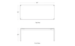 Comeuppance 80" Dining Table -Form Living Shop comeuppance 80 dining table blu dot e1a50d0982