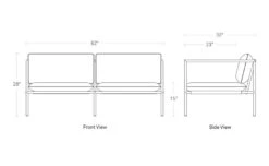Dog Days Outdoor 2 Seat Sofa -Form Living Shop dog days outdoor 2 seat sofa blu dot 10