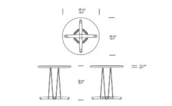 E021-480 Embrace Lounge Table 11 E021-480 Embrace Lounge Table -Form Living Shop e021 480 embrace lounge table eoos carl hansen 5