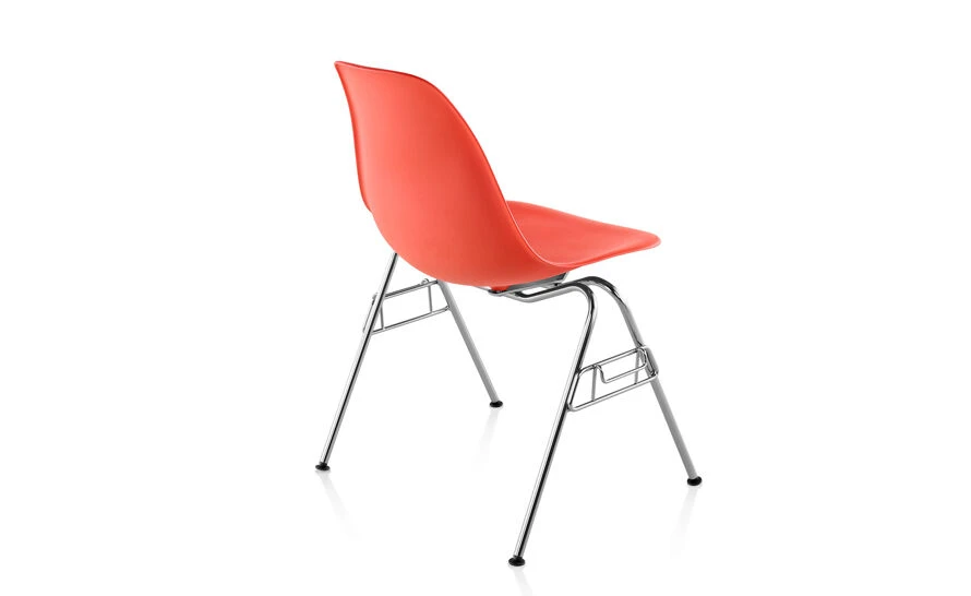 Eames® Molded Plastic Side Chair With Stacking Base 6 Eames® Molded Plastic Side Chair With Stacking Base - Image 4