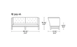 Ej315 2.5-seat Sofa -Form Living Shop ej315 2.5 seat sofa erik ole jorgensen 4