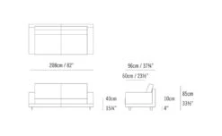 Elle 2 Seat Sofa -Form Living Shop elle 2 seat sofa standard depth niels bendtsen bensen 443b8f98c9