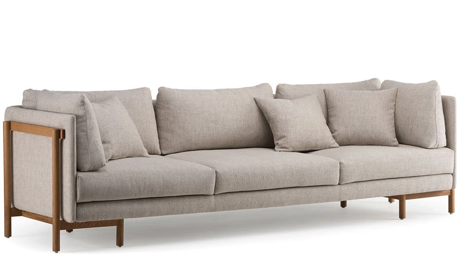 Frame Long Sofa With Arms 766la 4 Frame Long Sofa With Arms 766la - Image 2
