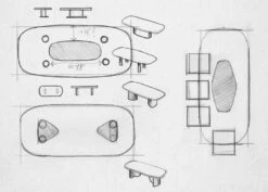 Good Times 60" Round Dining Table -Form Living Shop good times round dining table blu dot 0f91a93d94