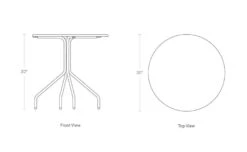 Hot Mesh Cafe Table -Form Living Shop hot mesh cafe table blu dot 7