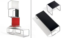 Laccio Side Table -Form Living Shop laccio side table ludwig mies van der rohe knoll 5