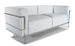 Le Corbusier Lc3 Two Seat Sofa With Down Cushions -Form Living Shop le corbusier lc3 2 seat sofa down cassina 2