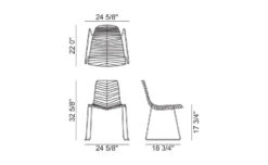 Leaf Stacking Chair With Sled Base -Form Living Shop leaf stacking chair sled base lievore altherr molina arper 13