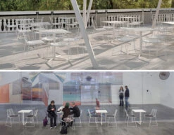 Leaf Stacking Chair With Sled Base -Form Living Shop leaf stacking chair sled base lievore altherr molina arper 6