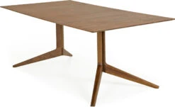 Light Rectangular Table Fixed 393f