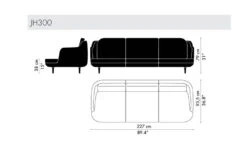 Fritz Hansen Lune 3 Seat Sofa -Form Living Shop lune 3 seat sofa jaime hayon fritz hanson 11
