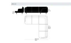 Fritz Hansen Lune 5 Seat Sofa With Corner -Form Living Shop lune 5 seat sofa with corner jaime hayon fritz hanson 4