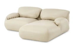Luva 2 Seat Sofa With Chaise -Form Living Shop luva modular sofa 2 seat sectional chaise gabriel tan herman miller 771c53ad5d