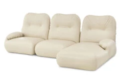 Luva 3 Seat Sofa With Chaise -Form Living Shop luva modular sofa 3 seat sectional chaise gabriel tan herman miller 6238861a50