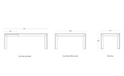 Moreover 60" - 84" Extension Dining Table -Form Living Shop moreover 60 84 extension dining table blu dot b6b05c2392