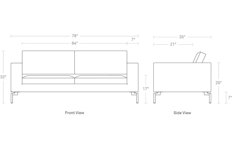 New Standard 78" Sofa 11 New Standard 78" Sofa - Image 9