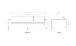 New Standard 92" Leather Sofa 21 New Standard 92" Leather Sofa -Form Living Shop new standard 92 inch leather sofa blu dot 11