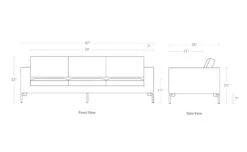 New Standard 92" Sofa 19 New Standard 92" Sofa -Form Living Shop new standard 92 inch sofa blu dot 9