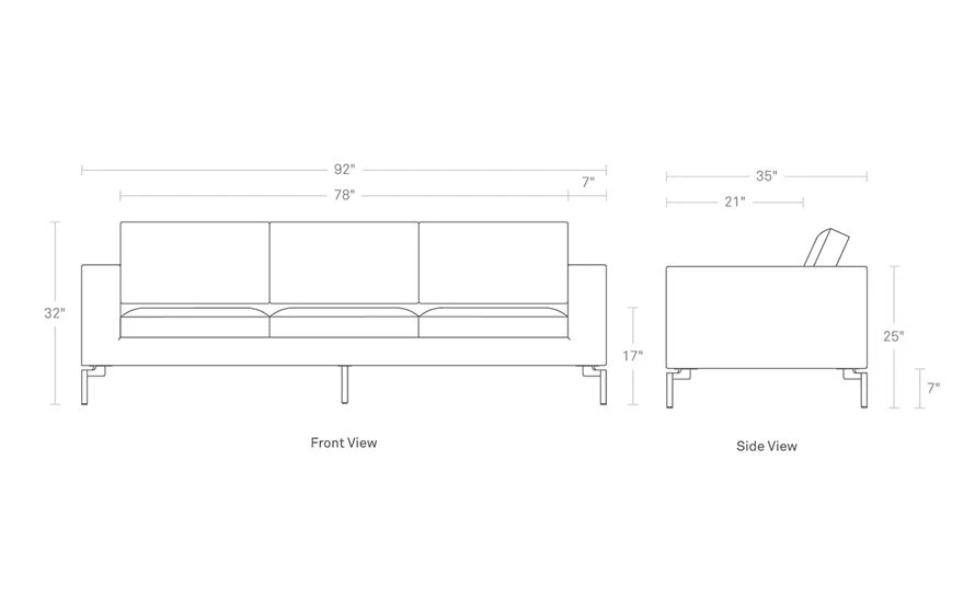New Standard 92" Sofa 11 New Standard 92" Sofa - Image 9