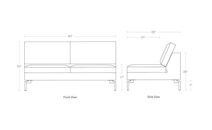 New Standard Armless Leather Sofa 12 New Standard Armless Leather Sofa - Image 10