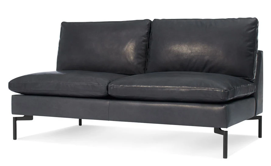 New Standard Armless Leather Sofa 4 New Standard Armless Leather Sofa - Image 2