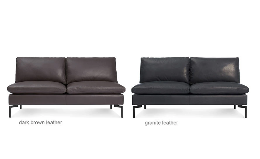 New Standard Armless Leather Sofa 9 New Standard Armless Leather Sofa - Image 7