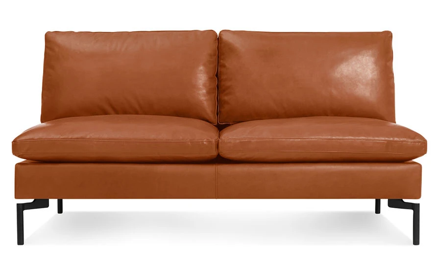 New Standard Armless Leather Sofa 10 New Standard Armless Leather Sofa - Image 8