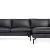 New Standard Leather Sofa With Chaise -Form Living Shop new standard leather sofa with chaise blu dot 1