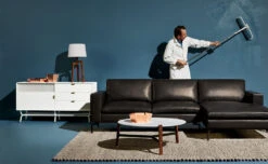 New Standard Leather Sofa With Chaise -Form Living Shop new standard leather sofa with chaise blu dot 12