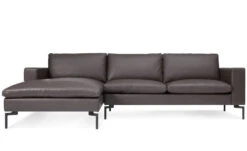 New Standard Leather Sofa With Chaise -Form Living Shop new standard leather sofa with chaise blu dot 2