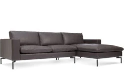 New Standard Leather Sofa With Chaise -Form Living Shop new standard leather sofa with chaise blu dot 3