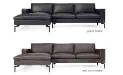New Standard Leather Sofa With Chaise -Form Living Shop new standard leather sofa with chaise blu dot 7