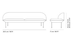 Muuto Oslo Sofa 3 Seater -Form Living Shop oslo 3 seat sofa anderssen voll muuto 6