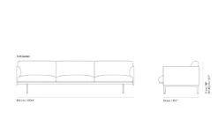 Muuto Outline Sofa 3.5 Seater -Form Living Shop outline sofa 3 1 2 seater muuto 42069d031e