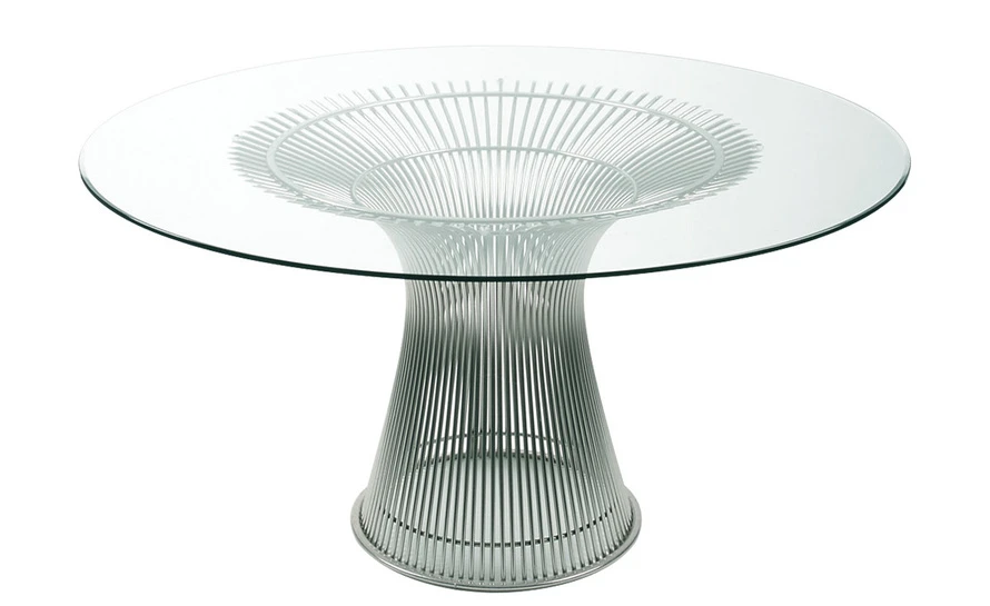 Platner Nickel Dining Table 4 Platner Nickel Dining Table - Image 2