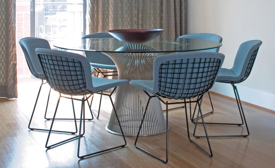 Platner Nickel Dining Table 6 Platner Nickel Dining Table - Image 4
