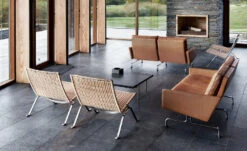 Fritz Hansen Poul Kjaerholm Pk31 Two Seat Sofa -Form Living Shop poul kjaerholm pk31 2seater sofa fritz hansen 3