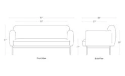 Puff Puff 67 Inch Sofa 19 Puff Puff 67 Inch Sofa -Form Living Shop puff puff studio sofa blu dot 10